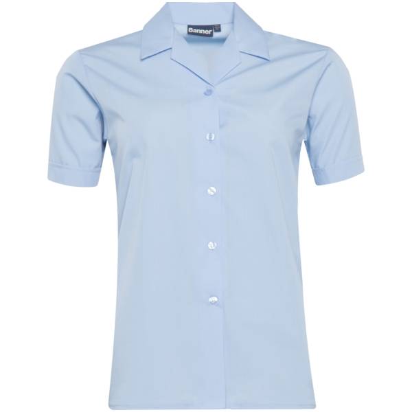 BANNER SS REVER BLOUSE 2PK, Shirts & Blouses, Blouses Short Sleeve, Heathcote School Uniform