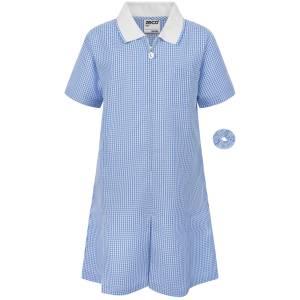 A-LINE GINGHAM DRESS, Baddow Hall Infant & Junior School, Dresses, Pinafores & Skirts, Terling C of E Primary School, Trinity Road County Primary School, Summer Dresses