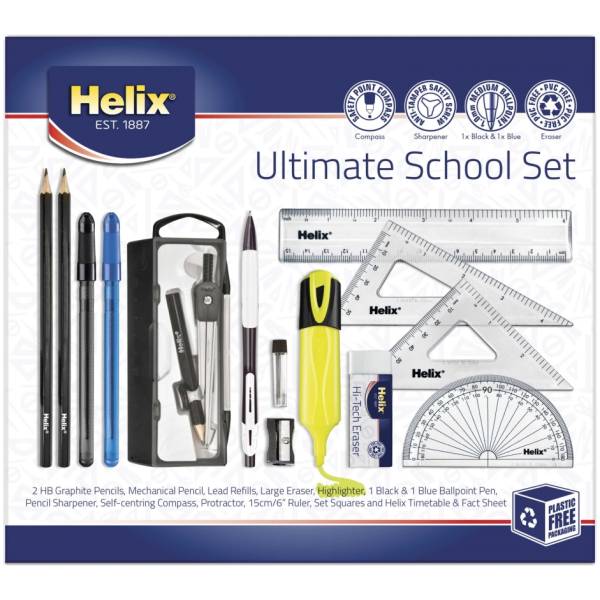HELIX ULTIMATE SCHOOL SET, Helix, Stationery
