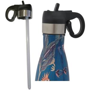METAL WATER BOTTLE STRAW SPOUT, MHS Additional Items, TOA Additional Items, The Sandon School Additional Items, GBHS Additional Items, St John Payne Additional Items, Water Bottles, Boswells Additional Items, KEGS Additional Items