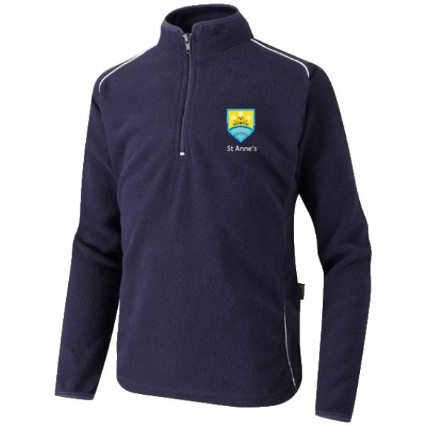 ST ANNES QTR ZIP FLEECE, St. Anne's Preparatory School, St. Anne's Sports Kit