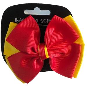 TWO COLOUR BOW, Hair Accessories in Popular School Colours