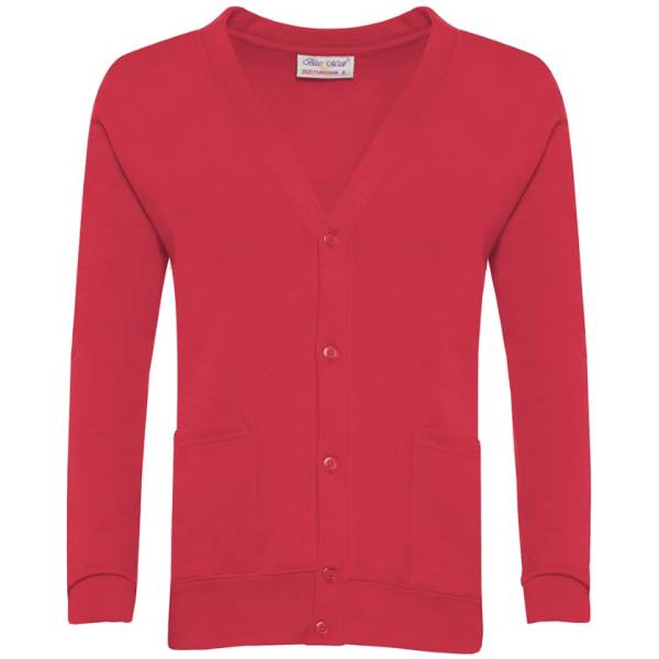 SELECT SWEAT CARDIGAN, Sweatshirts, Sweat Cardigans & Sweat Pants, Sweat Cardigan, Rayne Primary School Uniform