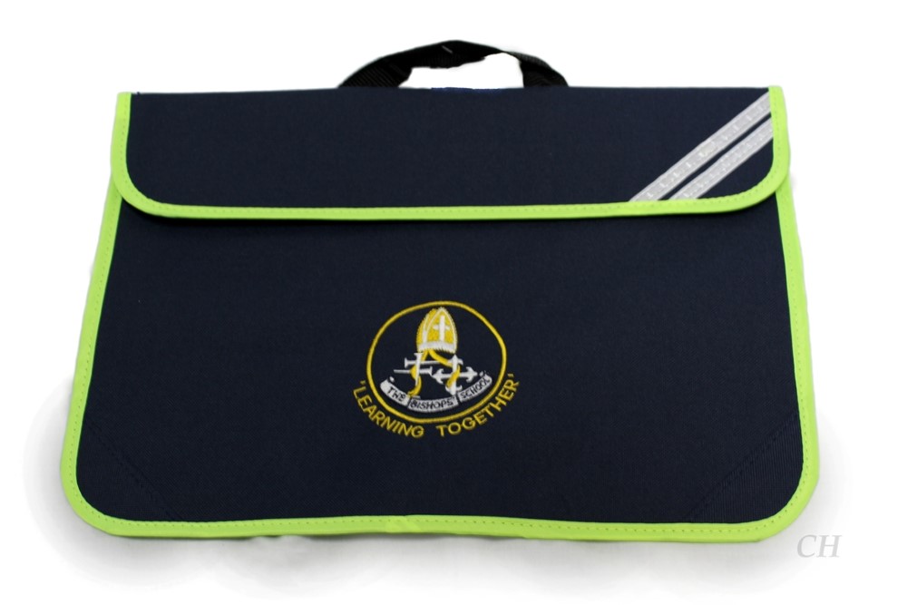 THE BISHOPS HI-VIZ BOOK BAG, The Bishops CofE RC Primary School, The Bishops CofE RC Primary School Uniform