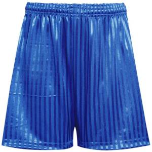 SHADOW STRIPE SHORTS DK ROYAL, Sports Skirts & Skorts, Sports & Cycle Shorts, Baddow Hall Infant & Junior School Uniform, Terling C of E Primary School Uniform, Trinity Road County Primary School Uniform