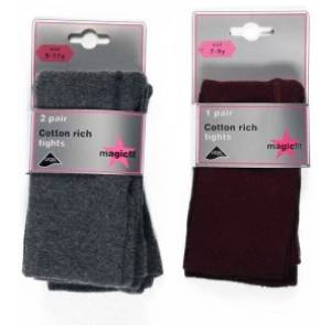 COTTON SOFT TIGHTS X 2, Socks & Tights, Tights