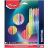 NIGHTFALL COLOURING PENCILS, Maped Nightfall, Stationery