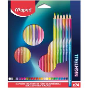 NIGHTFALL COLOURING PENCILS, Maped Nightfall, Stationery