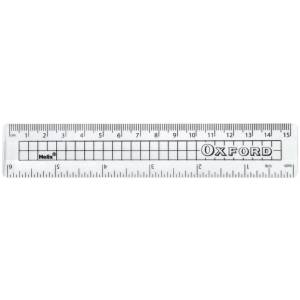 OXFORD 15CM RULER, Oxford Range, Stationery