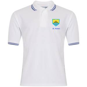 ST ANNES TIPPED POLO, St Anne's Uniform - Kindergarten I, St Anne's PE Kit - Kindergarten II to Year II Boys, St Anne's PE Kit - Kindergarten II to Year II Girls, St Anne's PE Kit - Kindergarten III to Year VI Boys, St Anne's PE Kit - Kindergarten III to Year VI Girls, St. Anne's Preparatory School