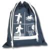 PRINTED TOP DRAW NYLON BAG, Drawstring & Gym Bags