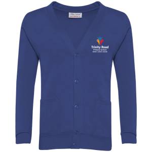 TRINITY SWEAT CARDIGAN, Trinity Road County Primary School, Trinity Road County Primary School Uniform