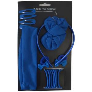 LARGE SCHOOL HAIR SET, Hair Accessories in Popular School Colours