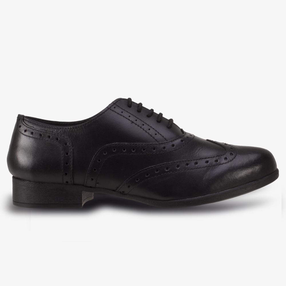 BELLA LEATHER BROGUE, Girls School Shoes