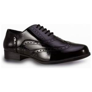 BELLA FULL PATENT BROGUE, Girls School Shoes