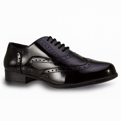 BELLA FULL PATENT BROGUE, Girls School Shoes