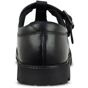 EMILY LEATHER SCHOOL SHOE, Girls School Shoes