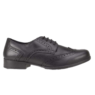 MEGHAN LEATHER SCHOOL SHOE, Girls School Shoes